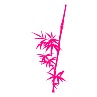 Bamboo Stick Decal (Hot Pink)